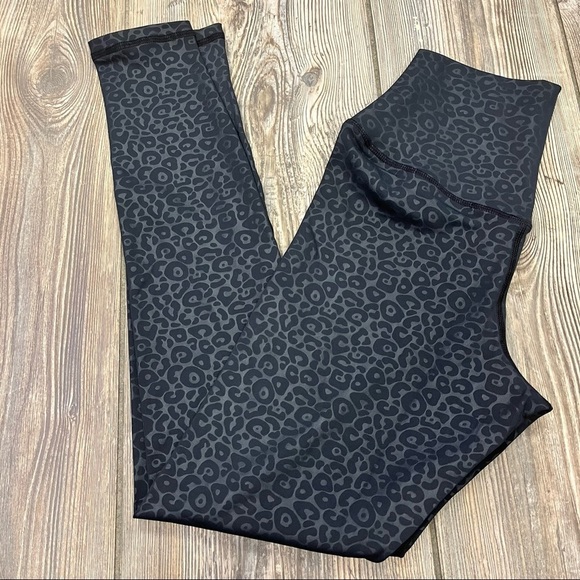 Quest New Pants - Quest New Workout Black Leggings XS Animal Print Cheetah Leopard